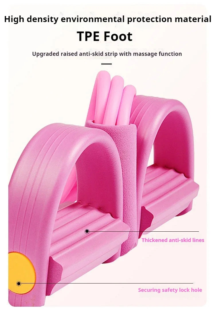 Multifunction Tension Rope Resistance Band Elastic Pedal Puller for Leg Stretching