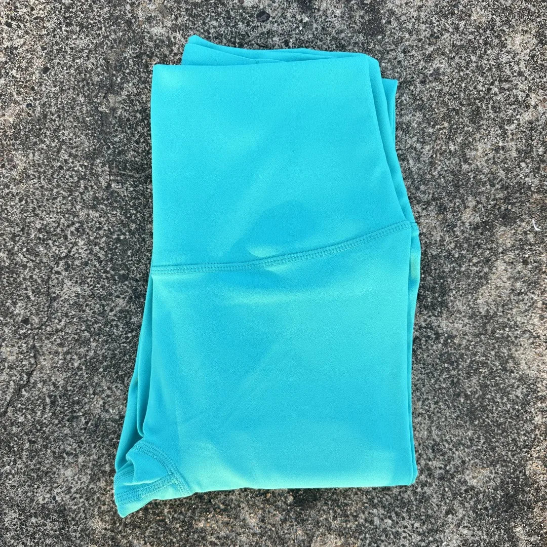 Solid Color High Waist Yoga Leggings For Women