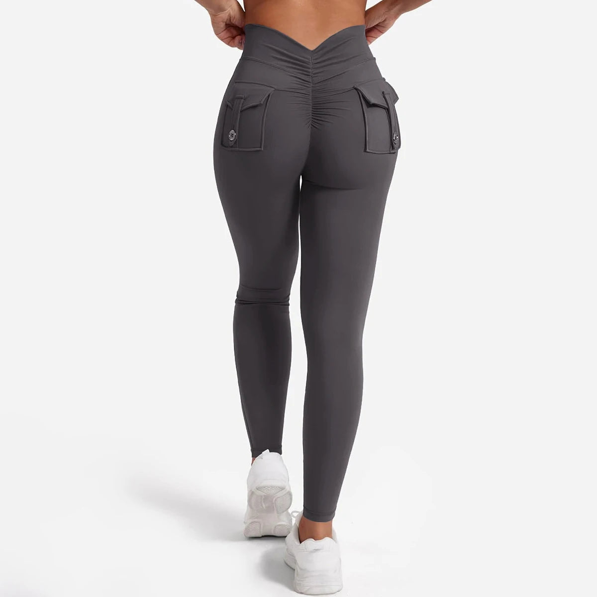 Women's Yoga Leggings With Buttocks Pocket