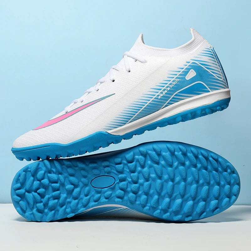 Men and Women Professional Training Football Cleats Ultralight Soccer Shoes