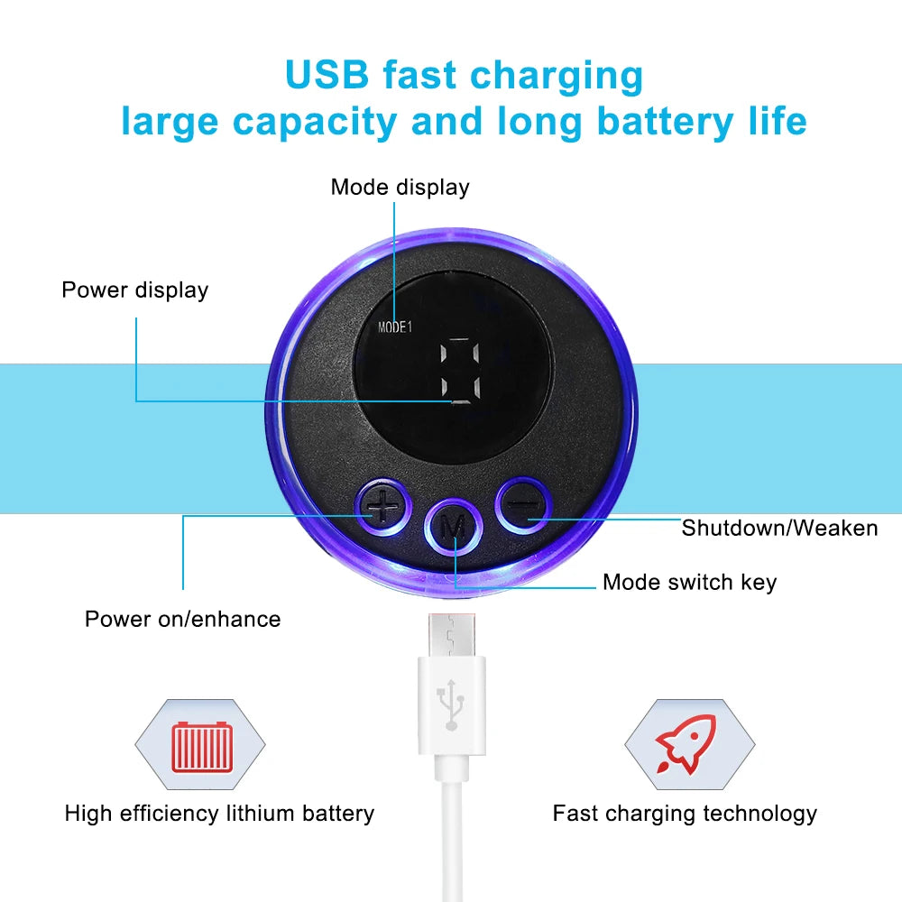 Mini Neck Massager Portable Electric Relief Device