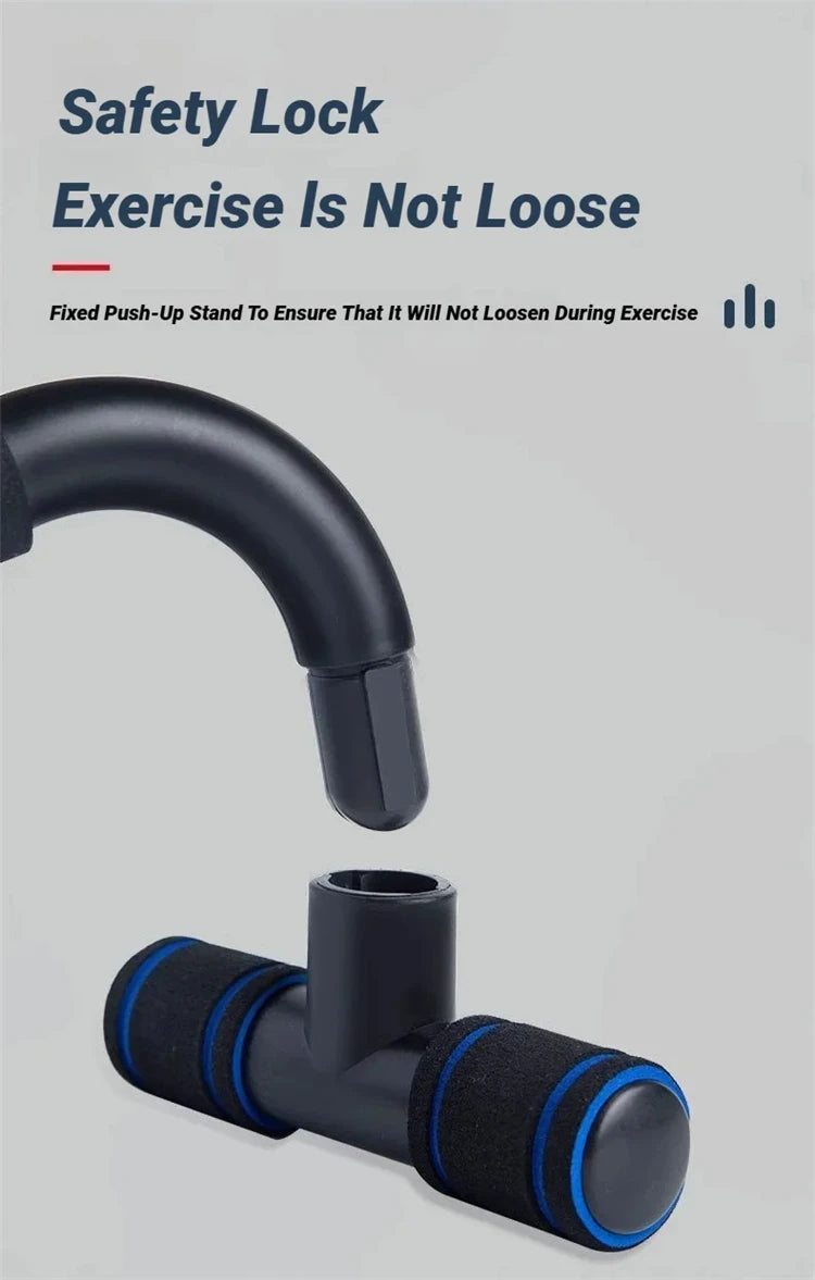 Portable Muscle Training Fitness Equipment Anti Skid Foam Handle Push Up Support