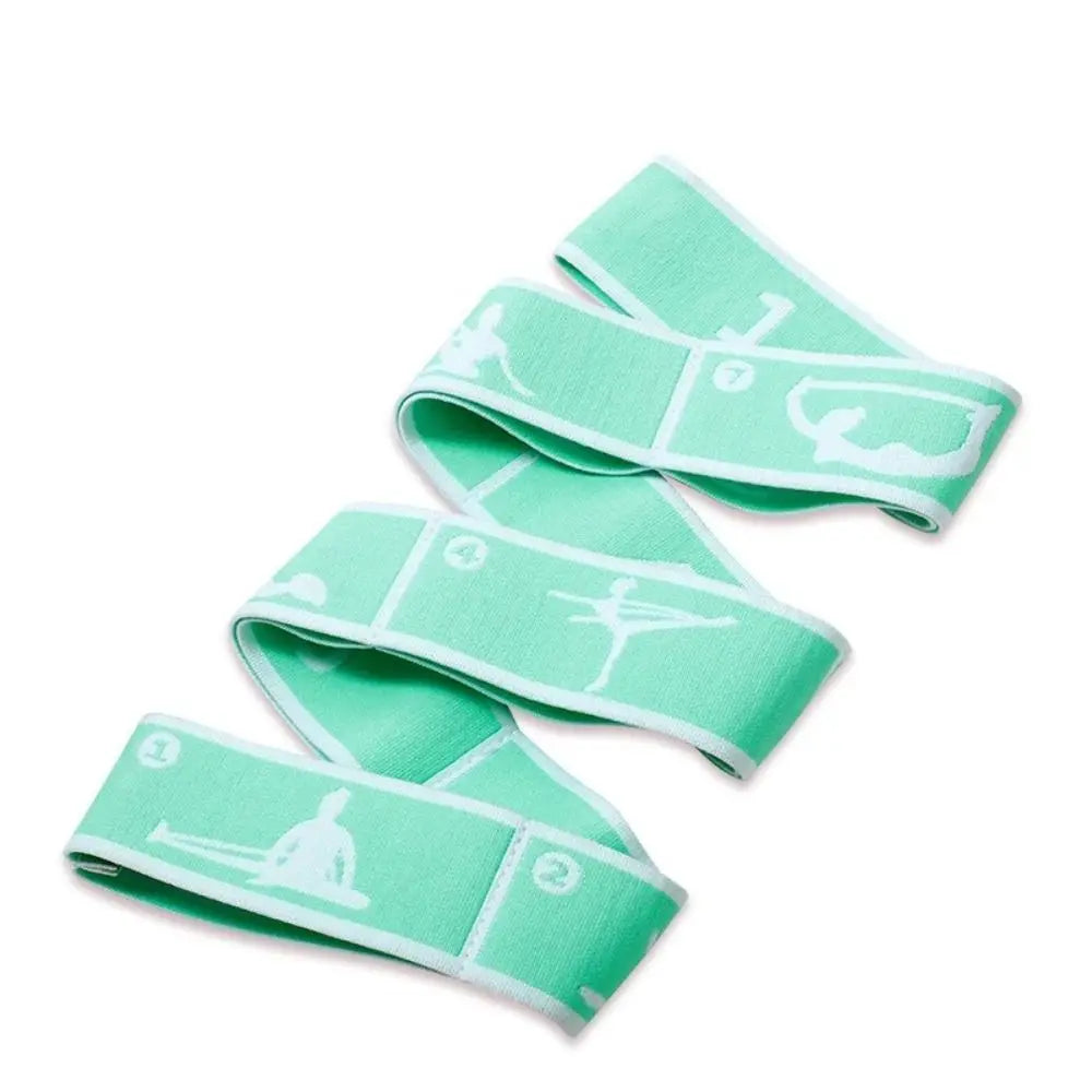 Yoga Stretching Belt Band Elastic Resistance Band For Fitness Home Workouts