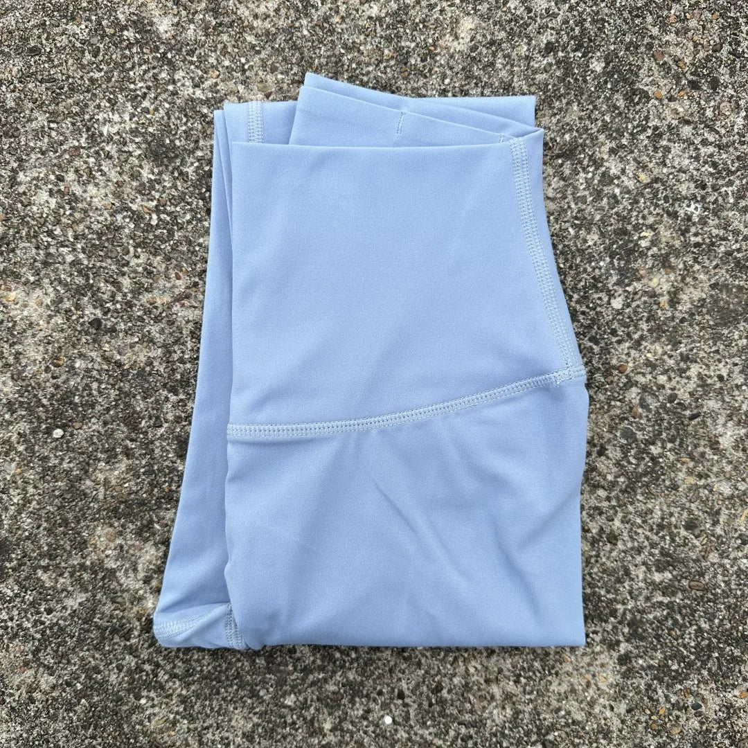 Solid Color High Waist Yoga Leggings For Women