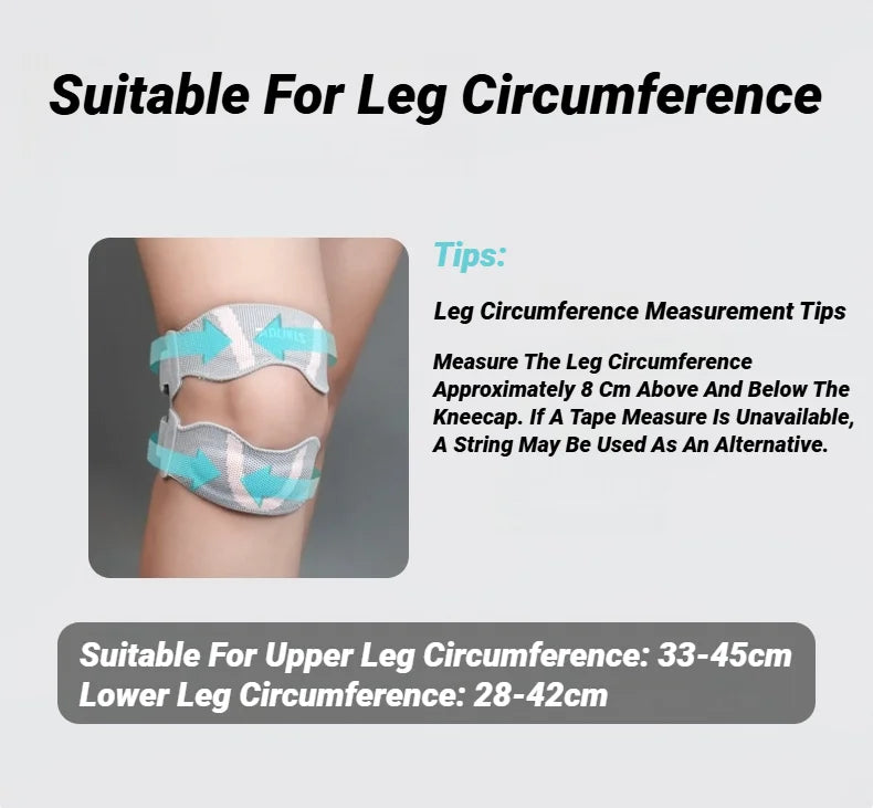 Patella Knee Strap With Silicone Pad For Patellar Tendon Support Adjustable Compression Sports Brace