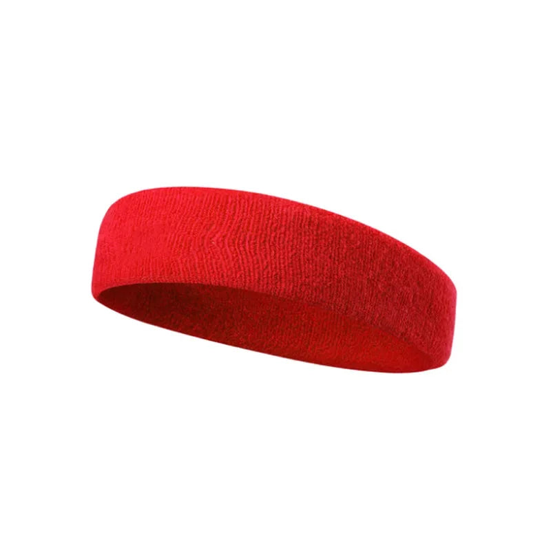 Women/Men Cotton Elastic Sweatband For Fitness Sports