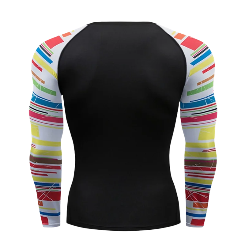 Gym Compression Dry Fit Men's Long Sleeve Fitness T-shirt