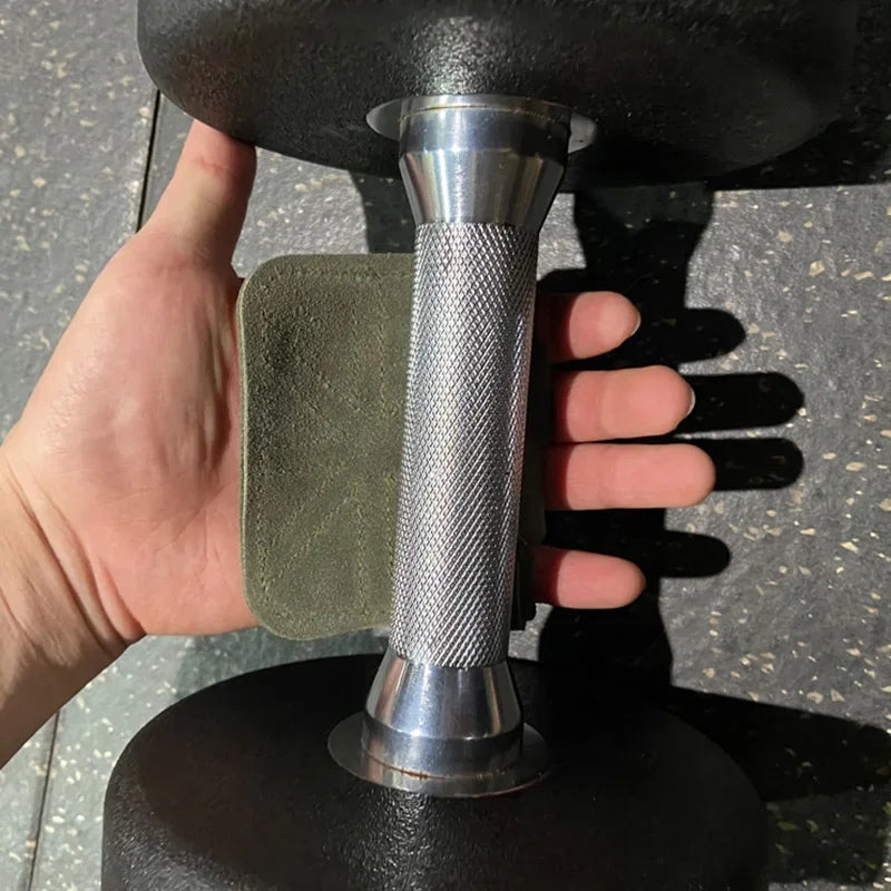 Leather Weight Lifting Training Gloves Palm Protection For Weights