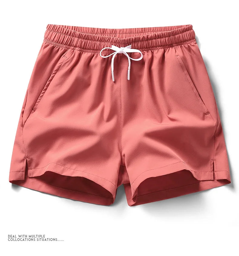 Sports Shorts With Zippered Pockets For Men And Women