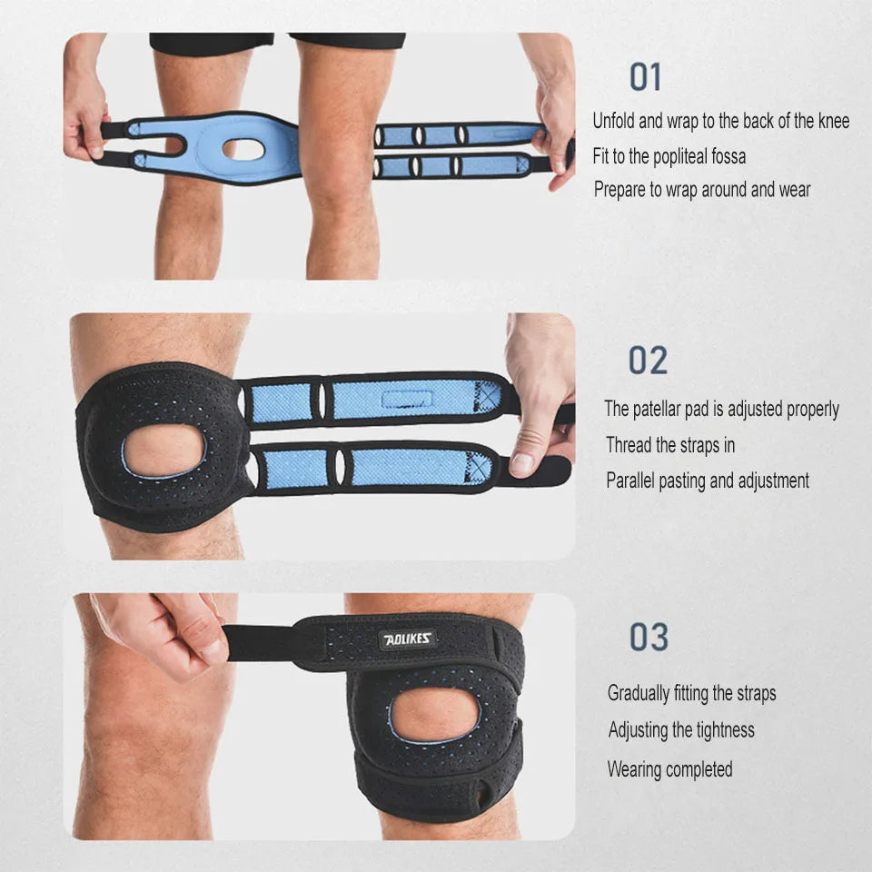1Piece Patella Knee Brace Compression Support for Men Women