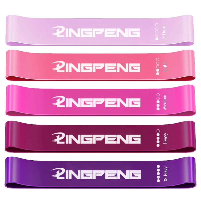 Resistance Loop Exercise Bands 5 Different Resistance Levels Elastic Band