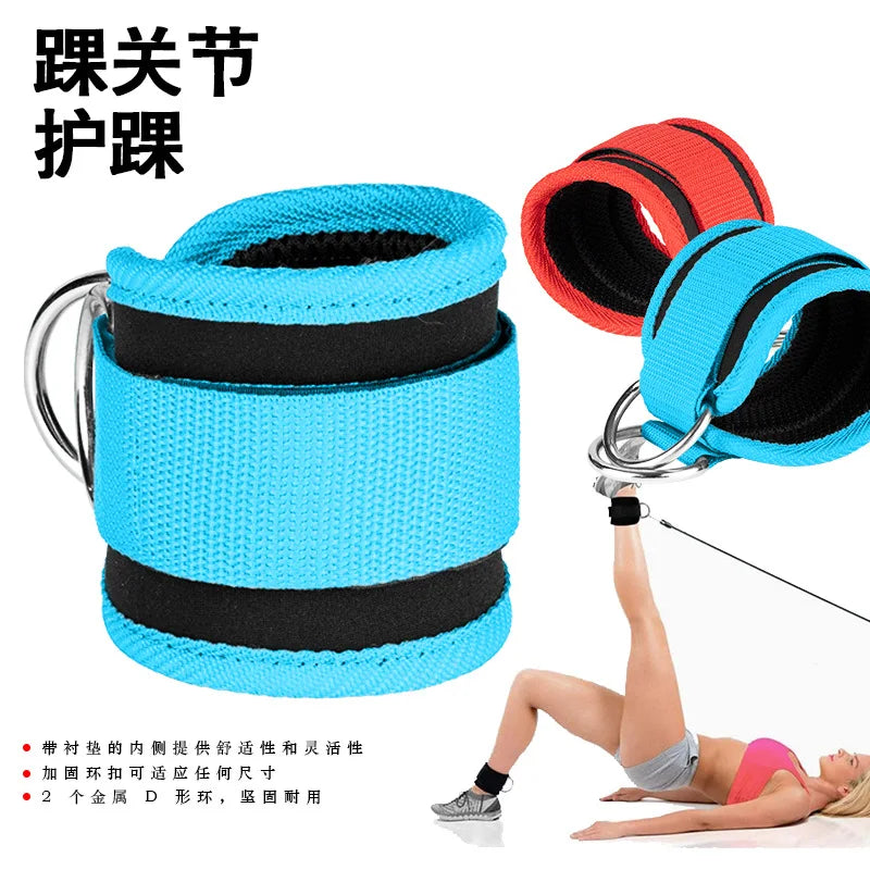 Gym Ankle Straps Adjustable Padded Ankle Weight Leg Training