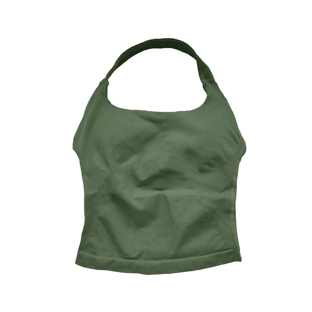 Gym Top Woman Longline Padded Fitness Clothing