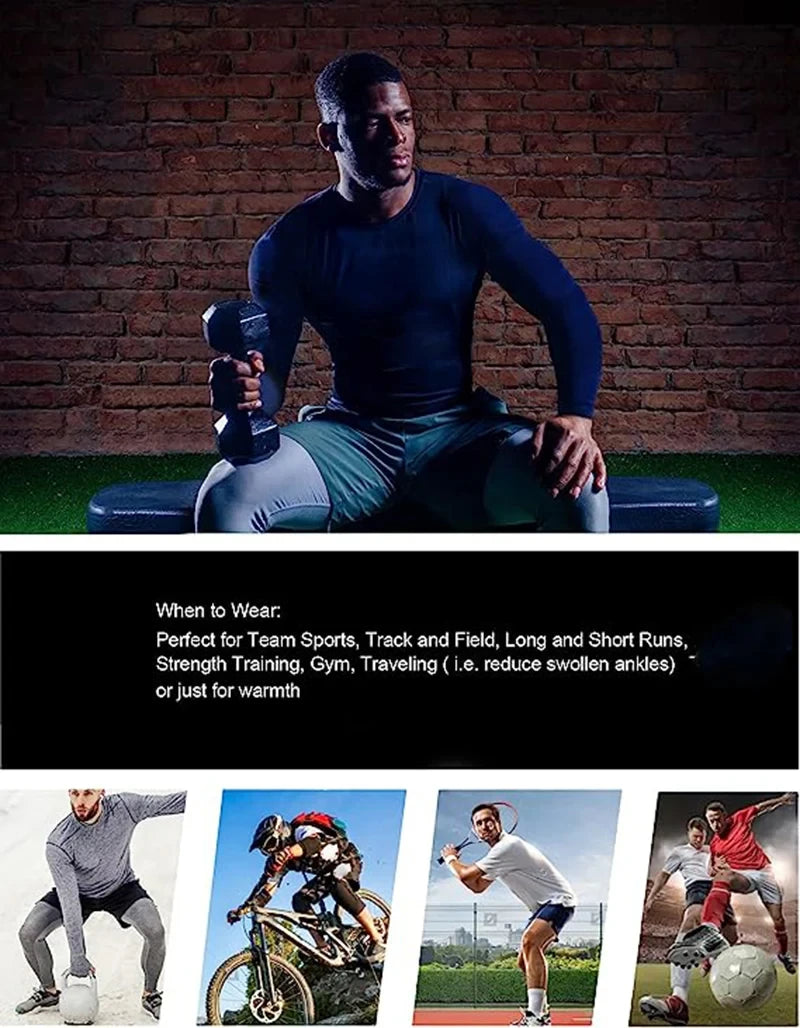 Spider Print Long Sleeve Compression Shirt for Men Fitness