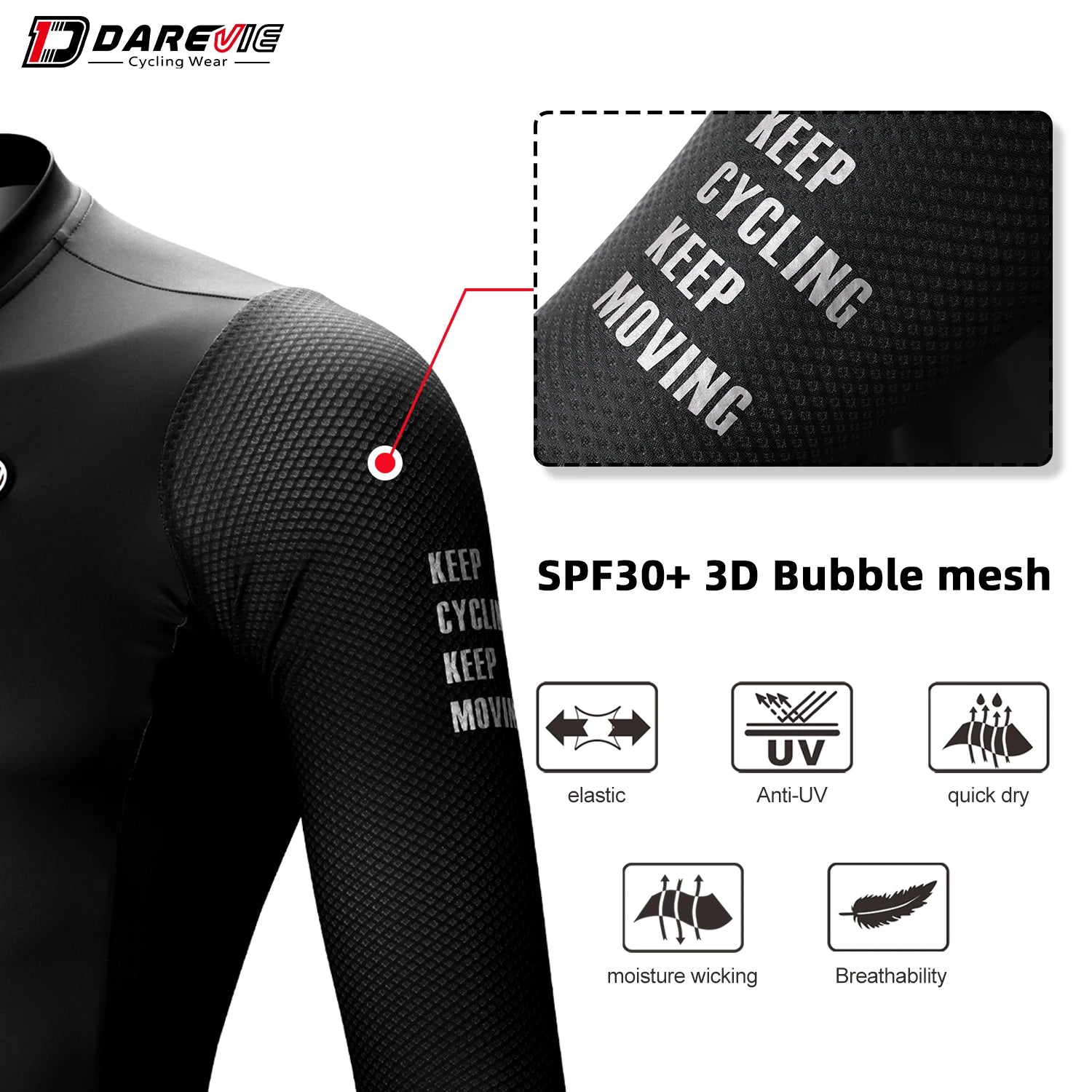 Men Cycling Jersey Breathable Long Sleeve Men's Cycling Clothing