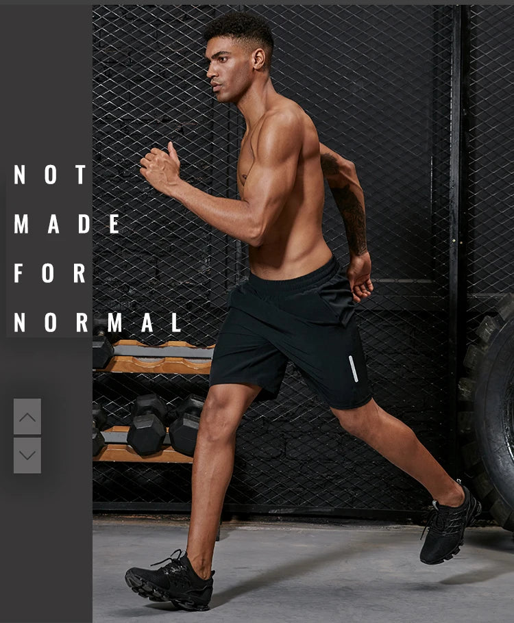 Running Shorts Men Loose Dry Fit Basketball Gym Fitness Shorts