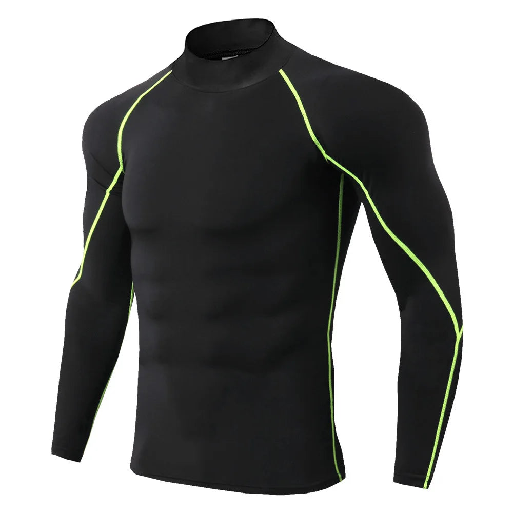 Men Compression Long Sleeve T Shirt Sportswear