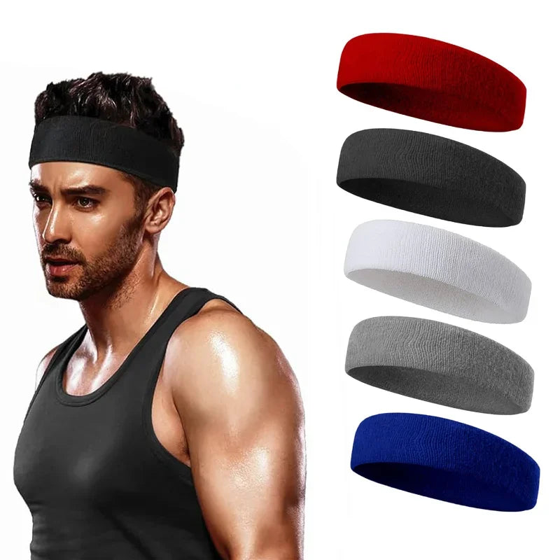 3 Pack Sweatproof Sports Headband for Men and Women
