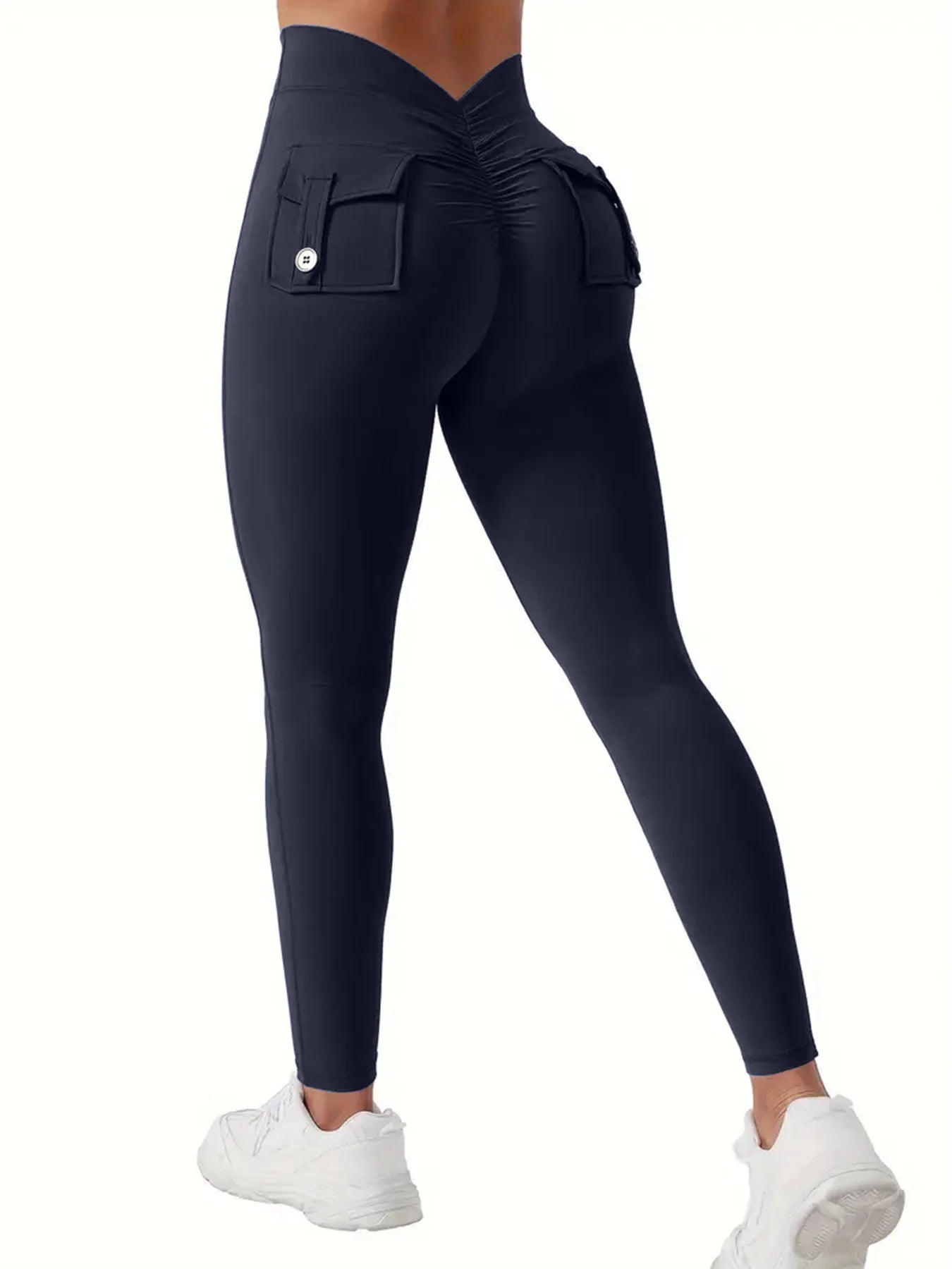 Women's Yoga Leggings With Buttocks Pocket