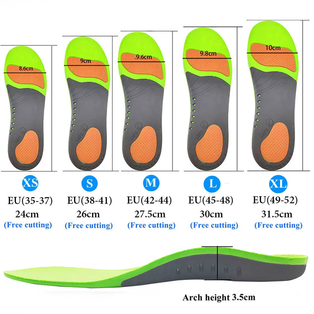 Orthopedic Shoes Insoles For Foot Arch Support