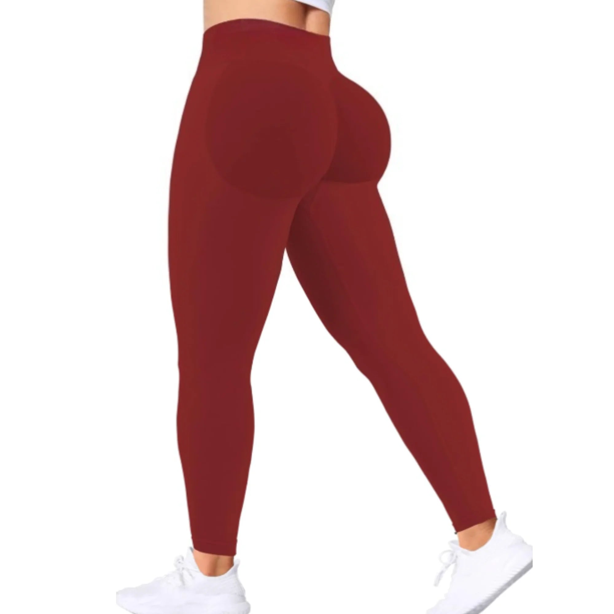 Seamless Women Solid Waist Yoga Pants hip Lifting Tights