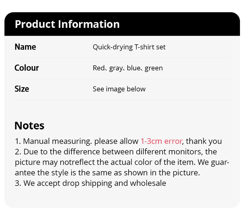 2 Piece Short Sleeved Sports Fit For Men