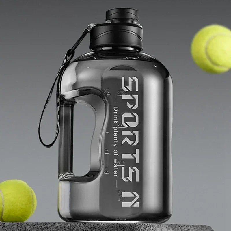 1.7L/2.7L Large Capacity Water Bottle For Fitness Sports