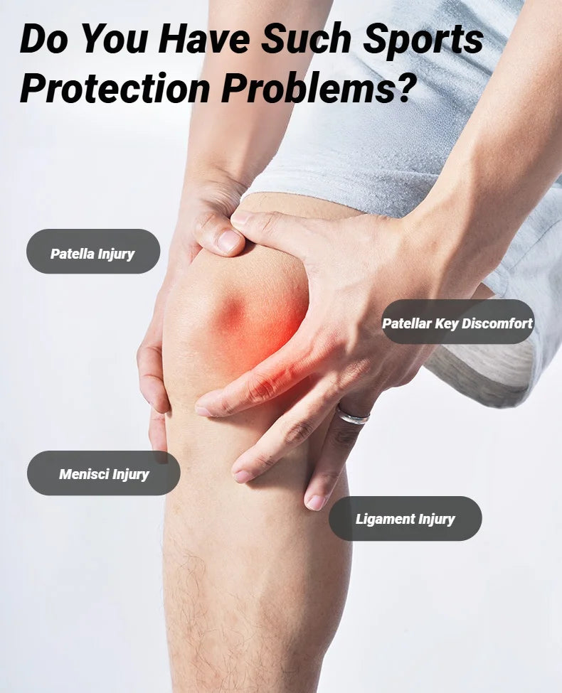 Adjustable PVC Knee Patellar Band Tendon Support Brace for Sports