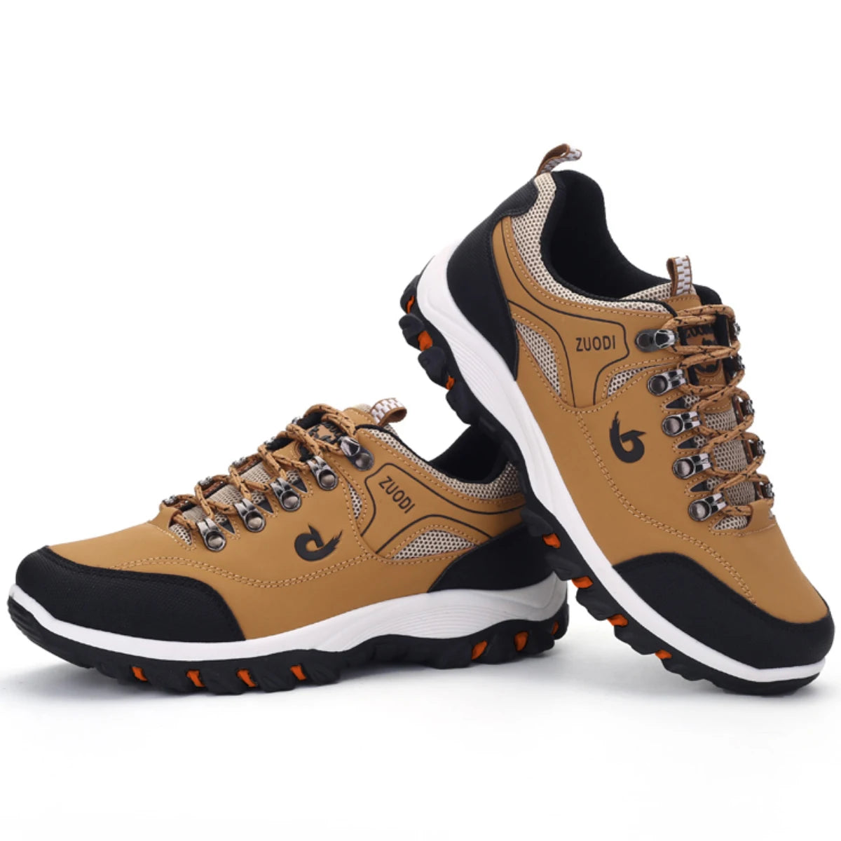 Men's Waterproof Hiking Shoes Outdoor Leather Sports Shoes