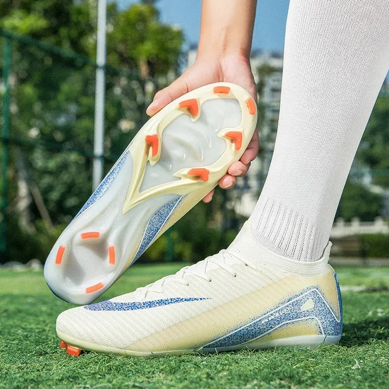 Men and Women Professional Training Football Cleats Ultralight Soccer Shoes