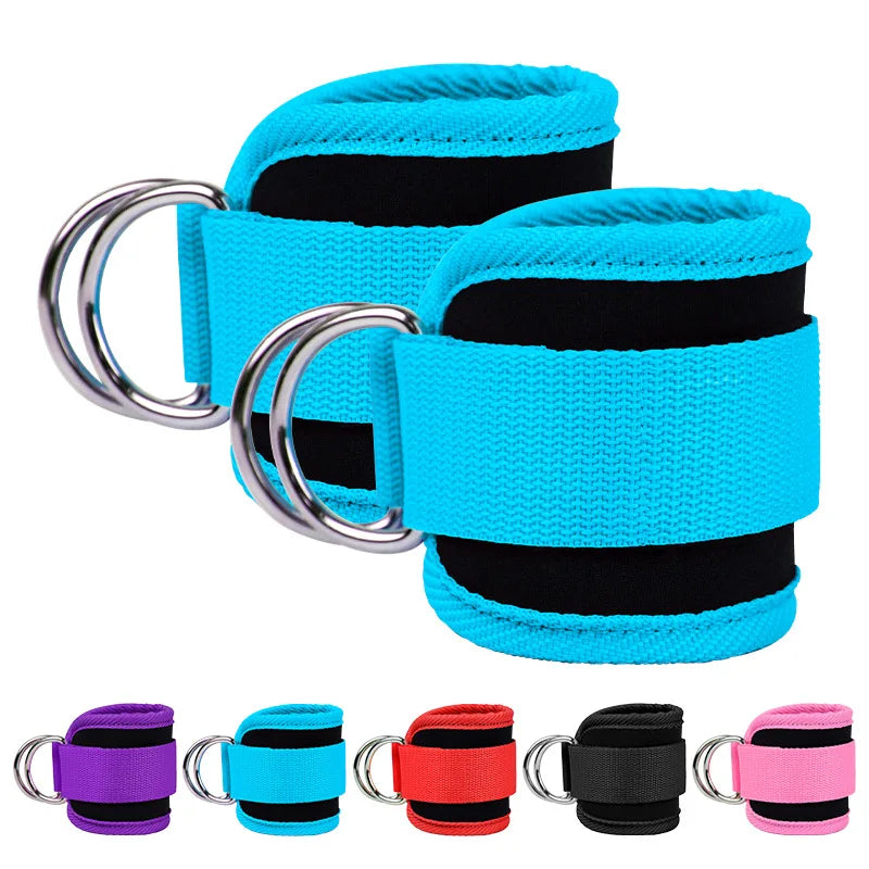 Gym Ankle Straps Adjustable Padded Ankle Weight Leg Training