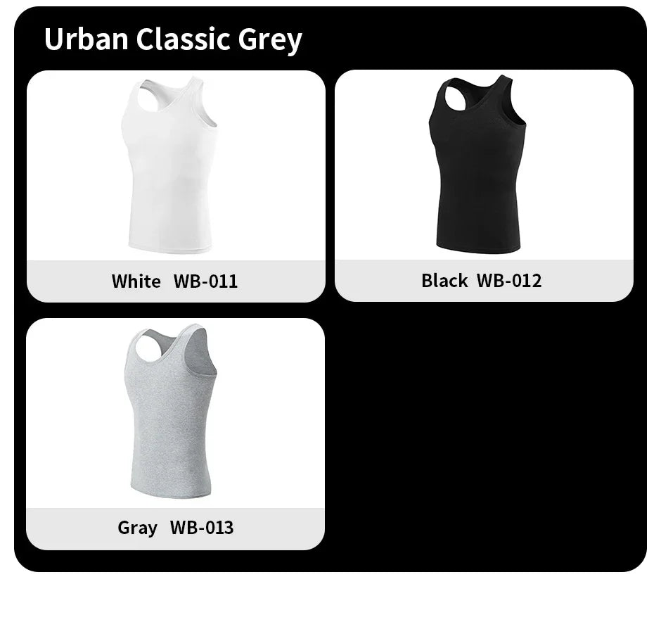 Men's Solid Color Cotton Tank Top