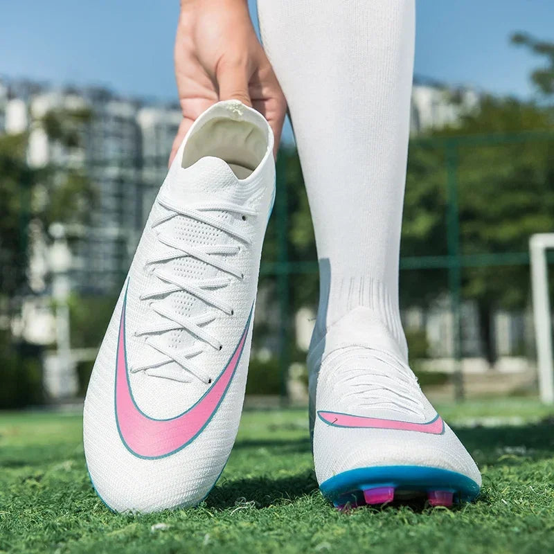 Men and Women Professional Training Football Cleats Ultralight Soccer Shoes