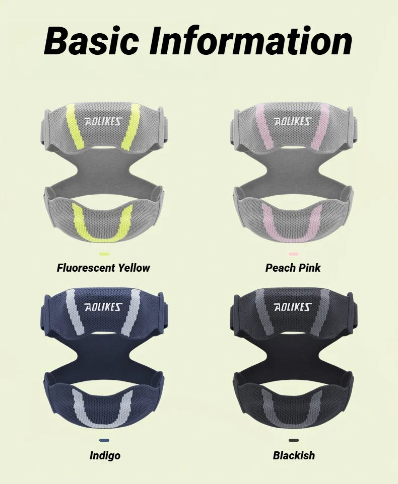 Patella Knee Strap With Silicone Pad For Patellar Tendon Support Adjustable Compression Sports Brace