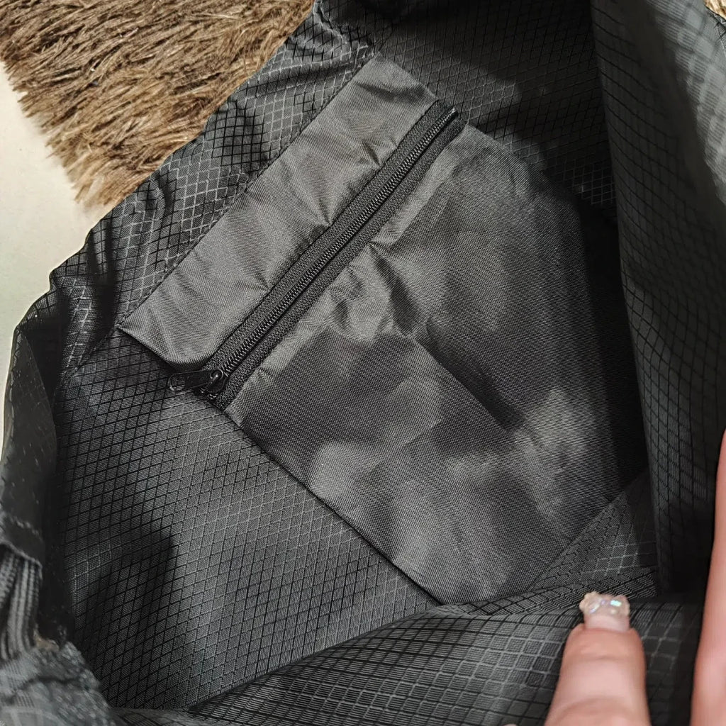 Portable Drawstring Backpack – Foldable Lightweight Bag for Travel, Gym & Outdoor