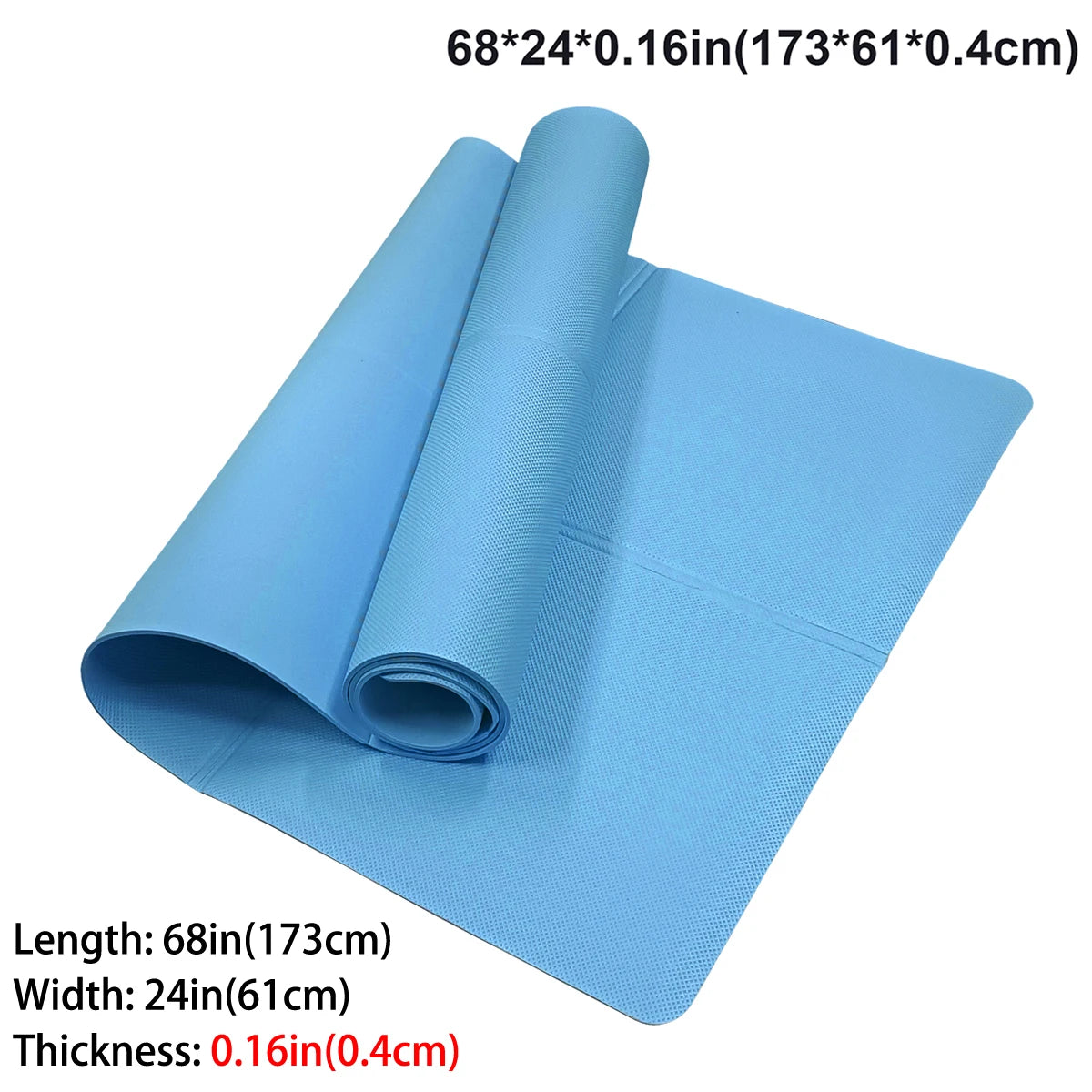 Thick Yoga Mats Anti-slip Mat For Exercise