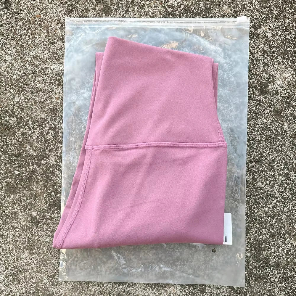 Solid Color High Waist Yoga Leggings For Women