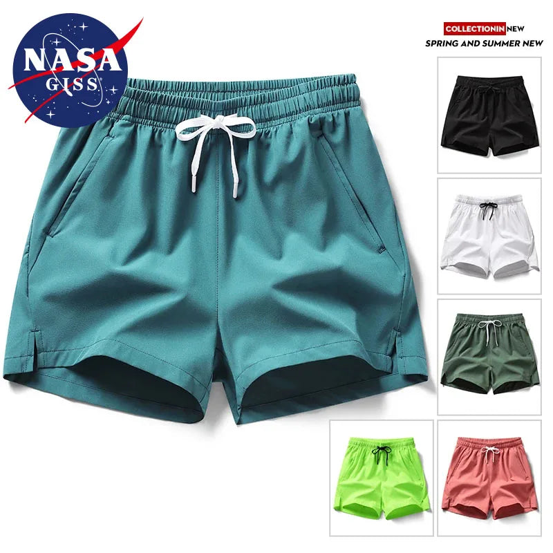 Sports Shorts With Zippered Pockets For Men And Women