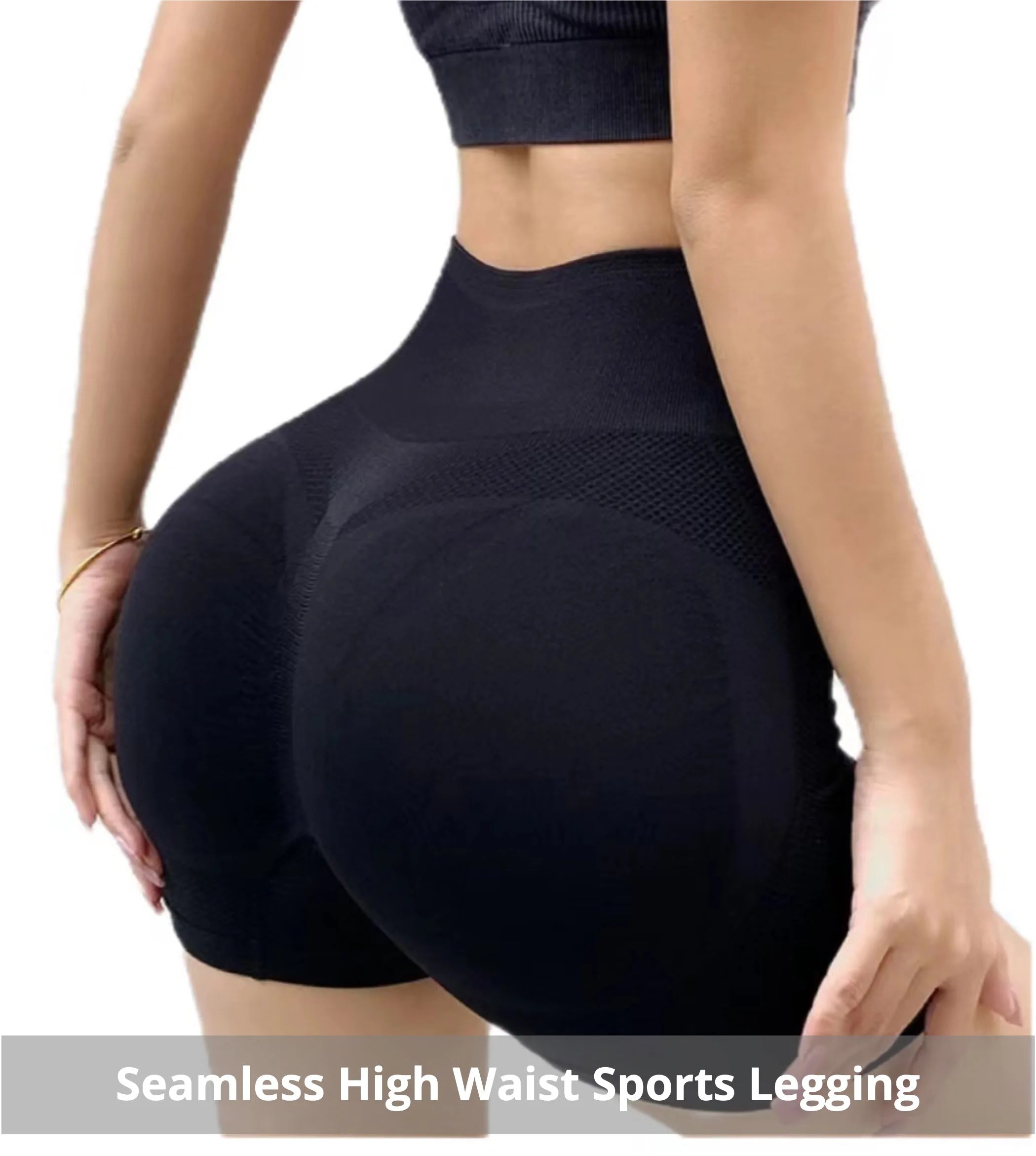 Seamless Yoga Shorts High Waist Workout Fitness