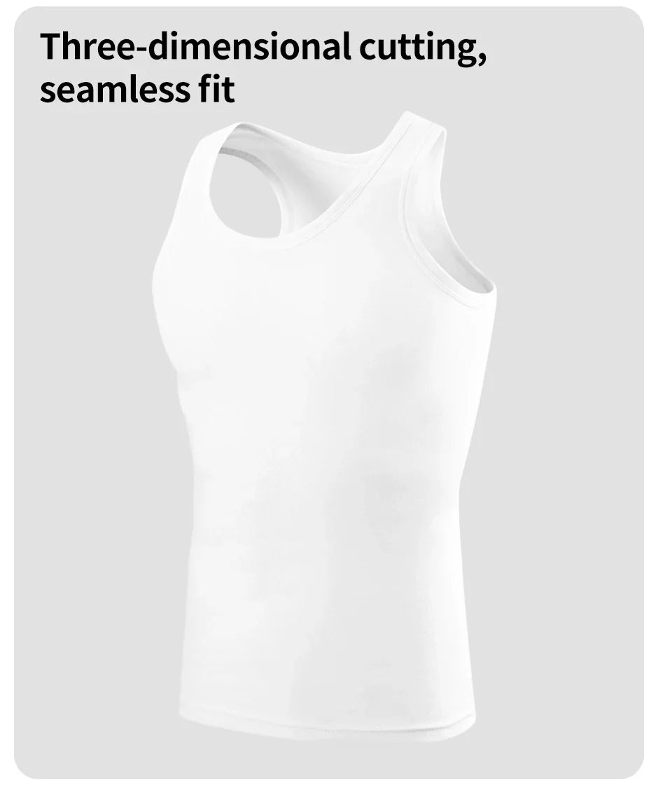 Men's Solid Color Cotton Tank Top