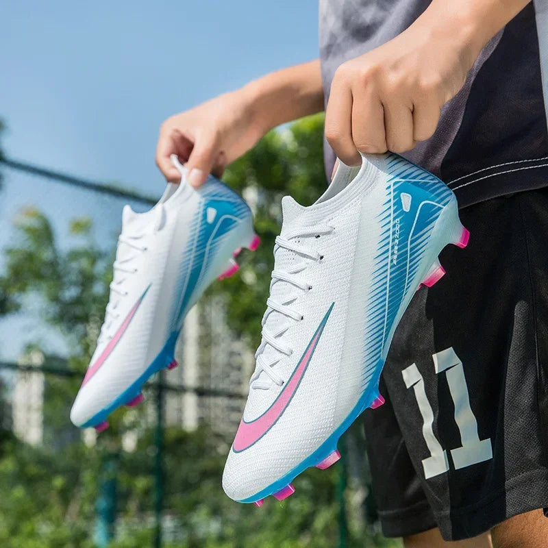 Men and Women Professional Training Football Cleats Ultralight Soccer Shoes