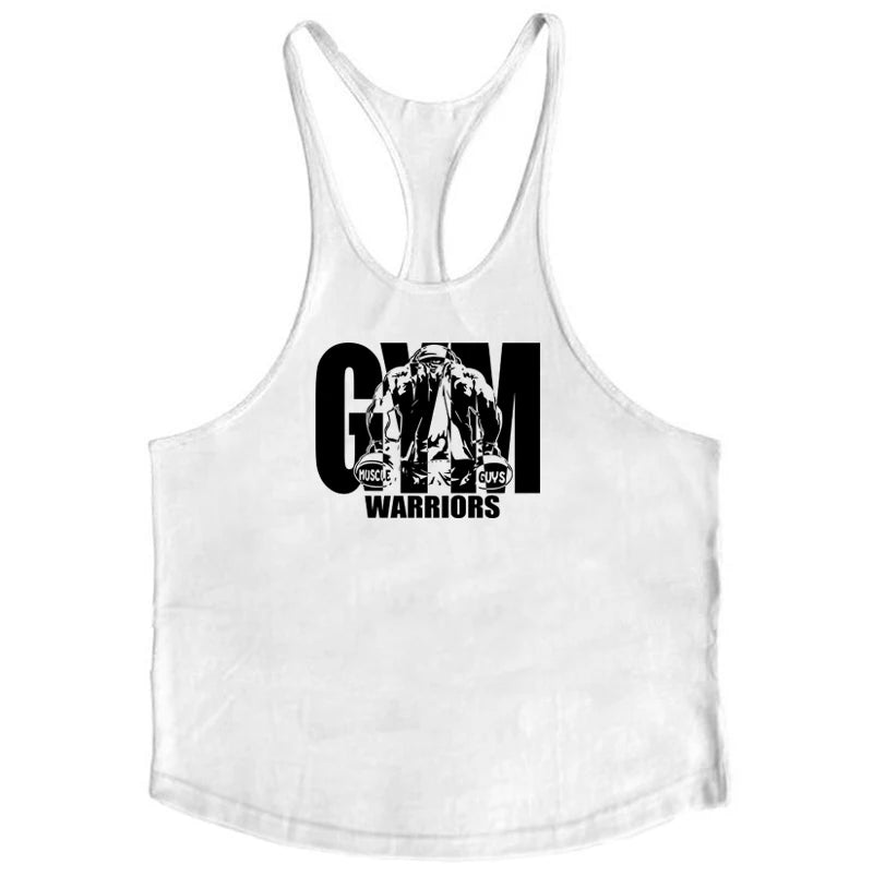 Men's Fitness Bodybuilding Cotton Tank Tops