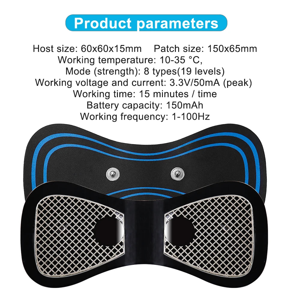 Mini Neck Massager Portable Electric Relief Device