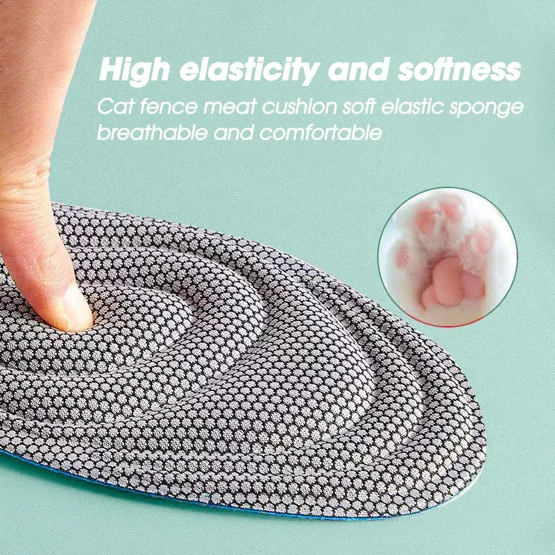 4pcs Memory Foam Orthopedic Insoles for Shoes Men and Women