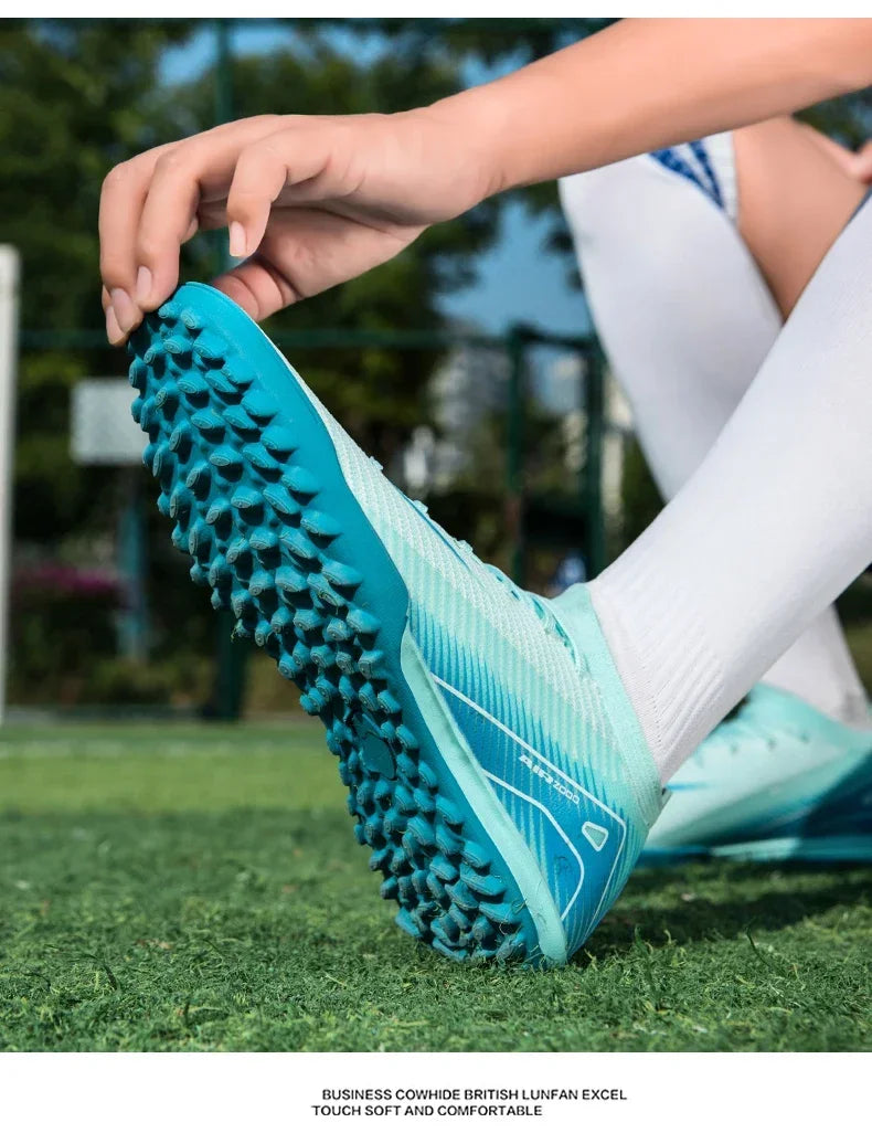 Men and Women Professional Training Football Cleats Ultralight Soccer Shoes