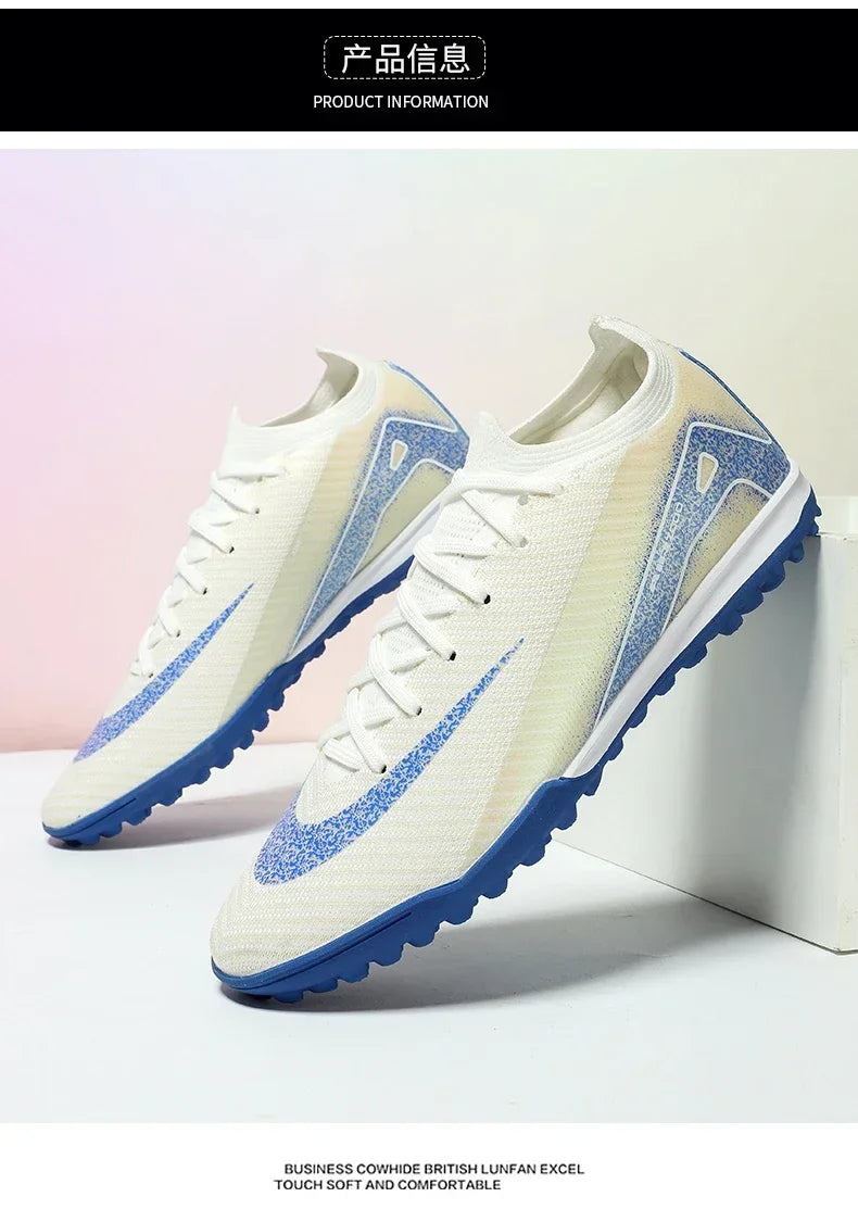Men and Women Professional Training Football Cleats Ultralight Soccer Shoes