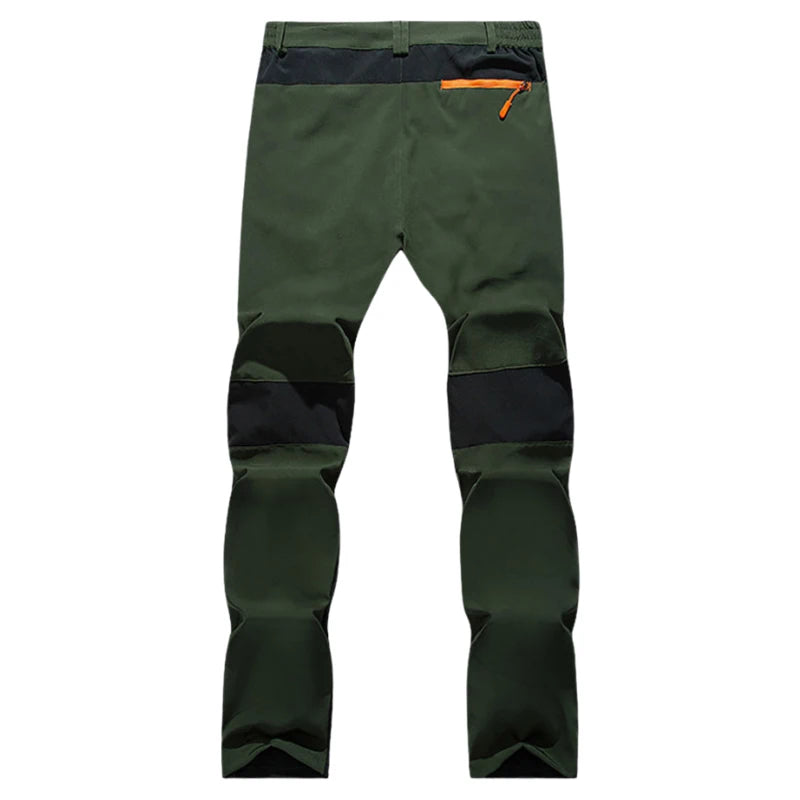 Men Sports Breathable Pants Hiking Trousers Camping Splash Prevention Quick Dry UV Resistant Elastic Thin