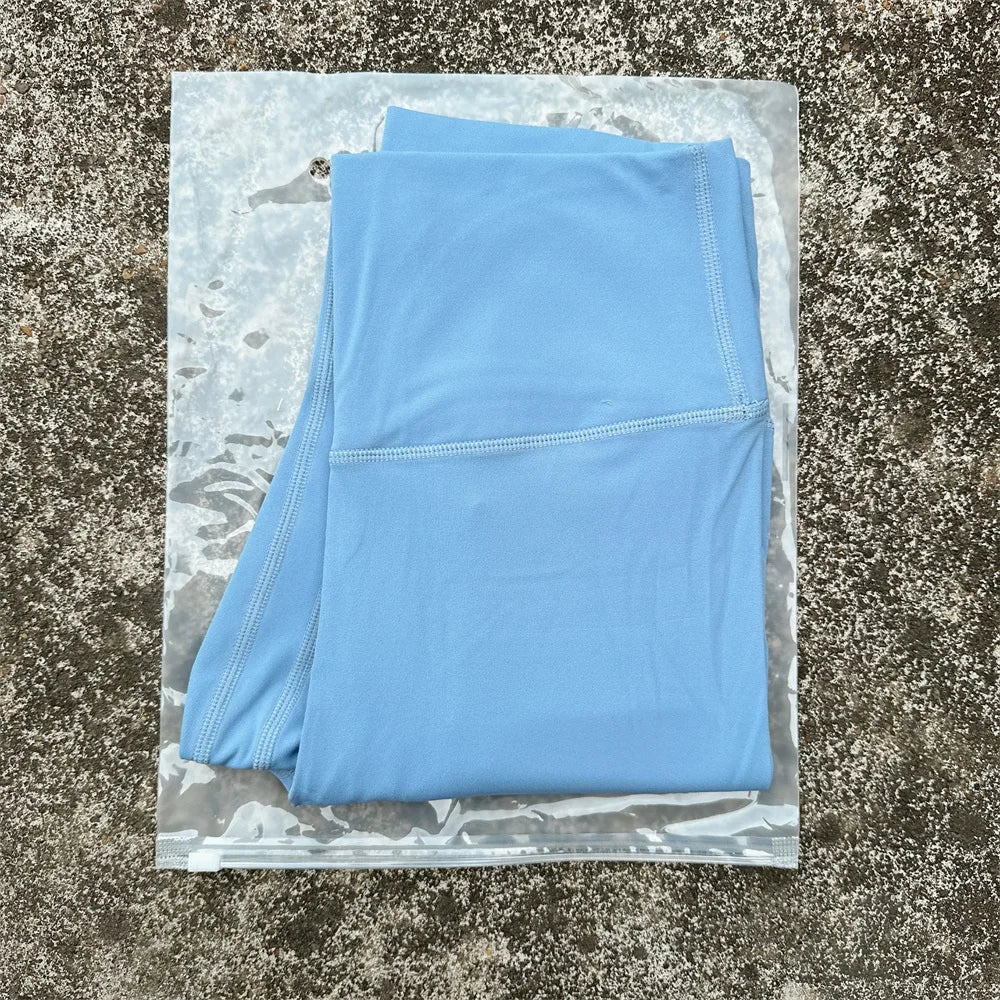 Solid Color High Waist Yoga Leggings For Women