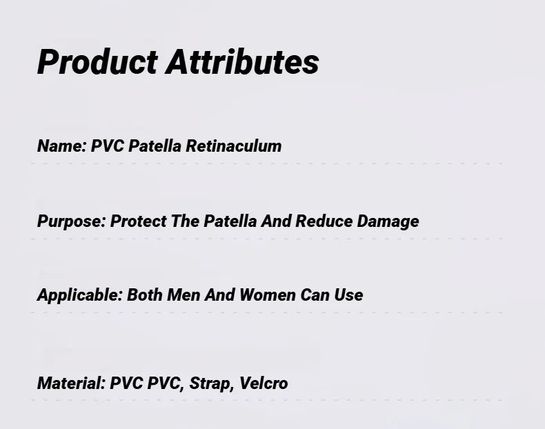 Adjustable PVC Knee Patellar Band Tendon Support Brace for Sports