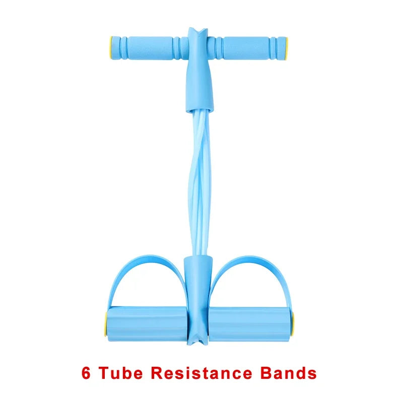 Resistance Band Tensioner with Non-Slip Handles - Home Fitness Equipment for Abdominal Muscle Training